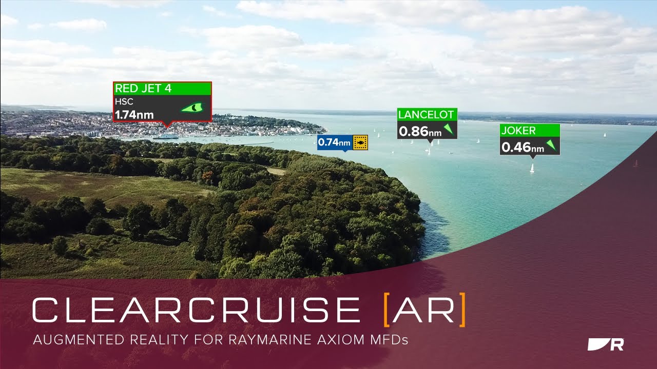 Introducing Raymarine ClearCruise™ Augmented Reality - Yachts Show