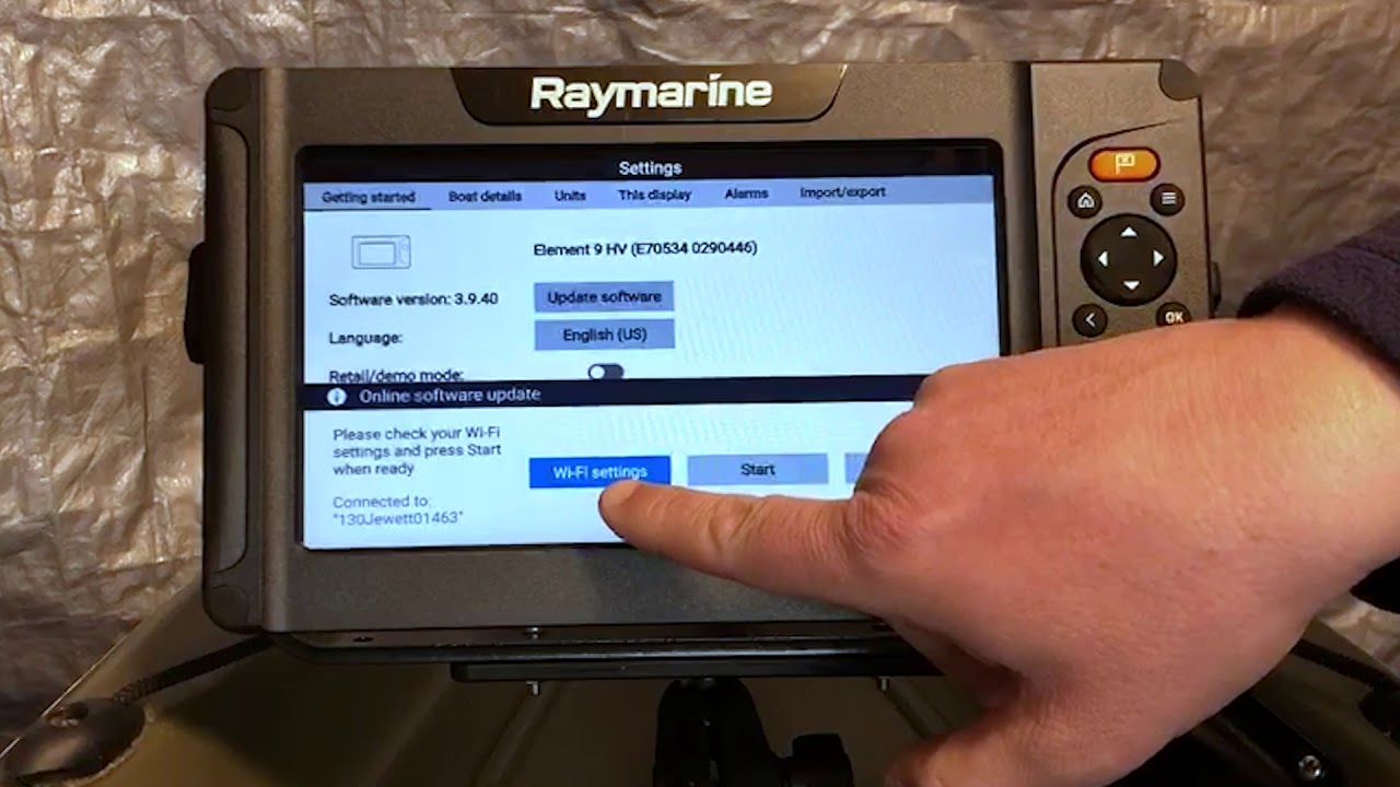 How to Update Your Raymarine Element Sonar GPS System Yachts Show